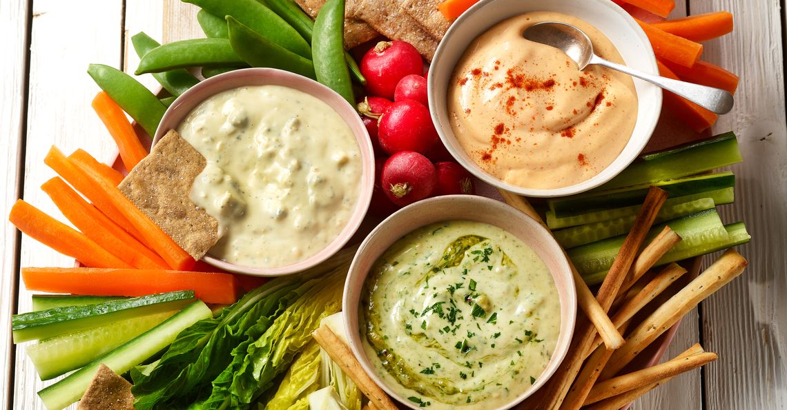 Fresh mayo dips