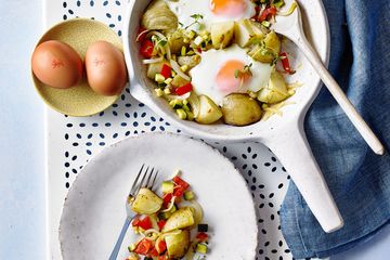 one-pan egg and veg
