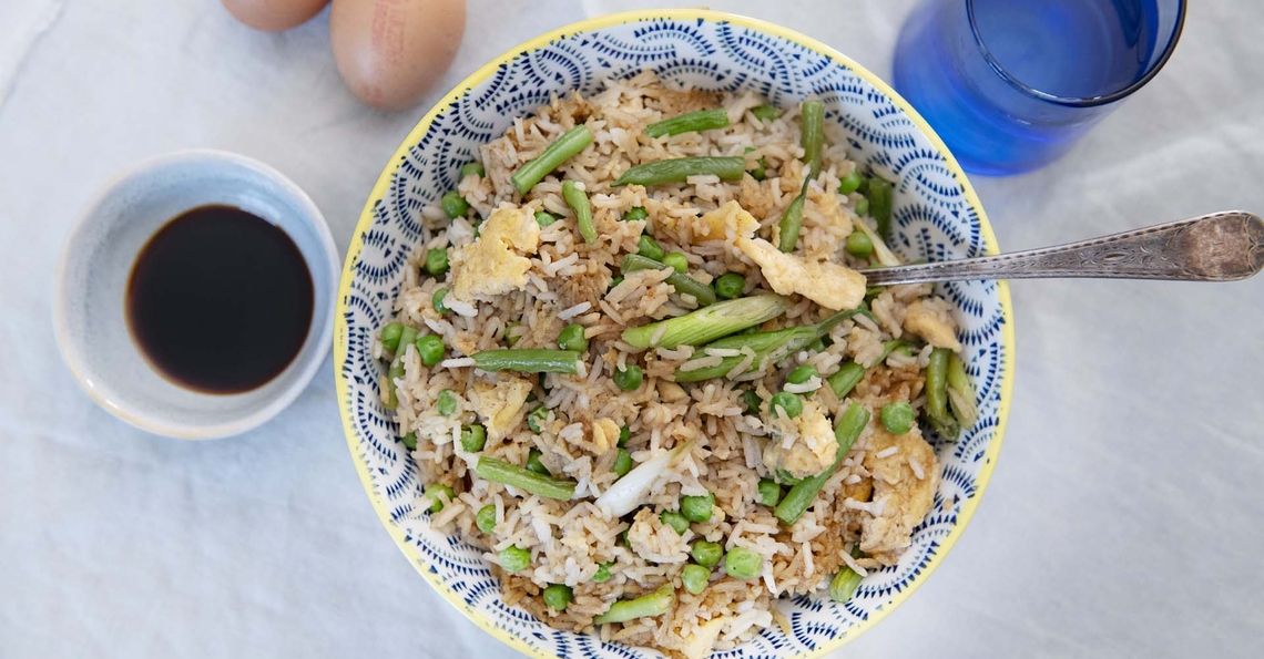 Egg fried rice recipe
