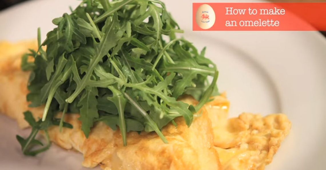 How to make an omelette video