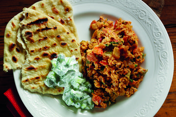 Turkish scrambled eggs